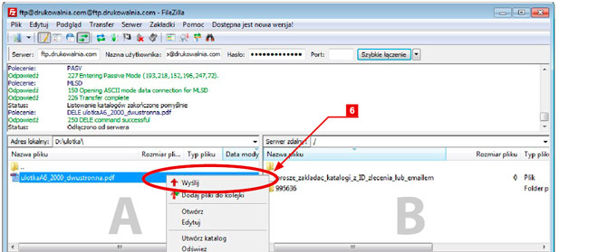 obsługa ftp