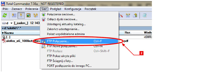 obsługa ftp